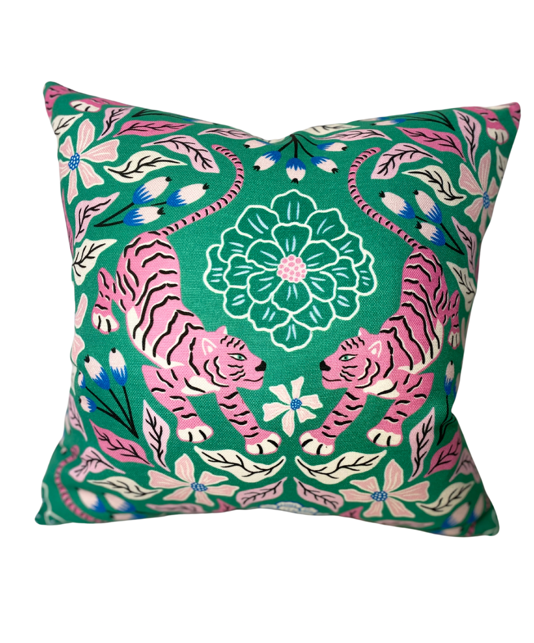 Pink Tiger Accent Pillow