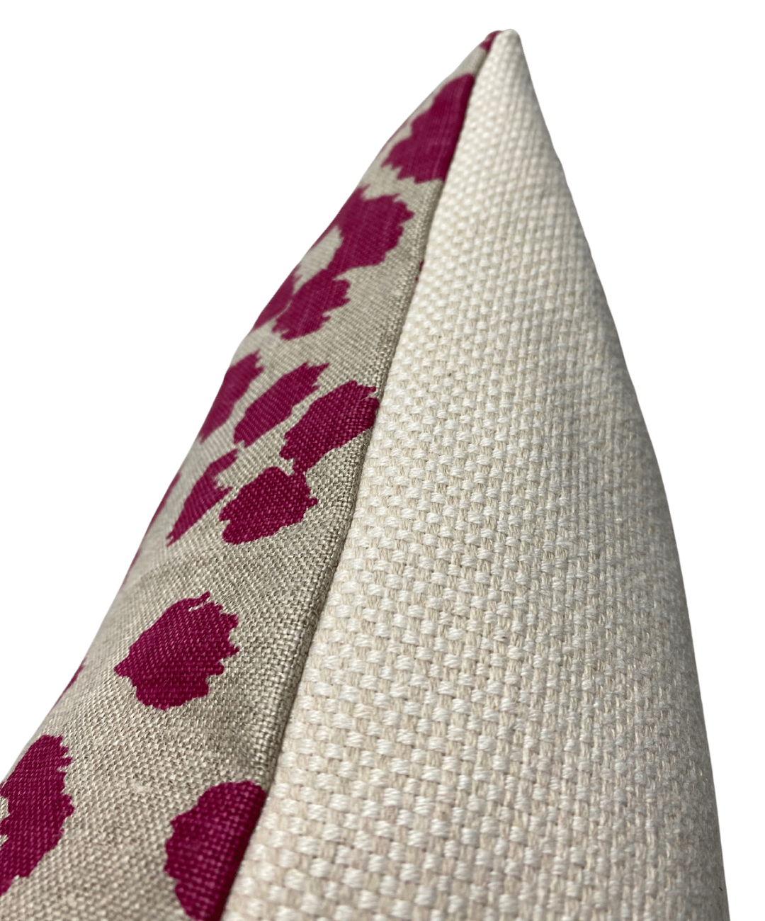 Leopard Accent Pillow - Fuchsia