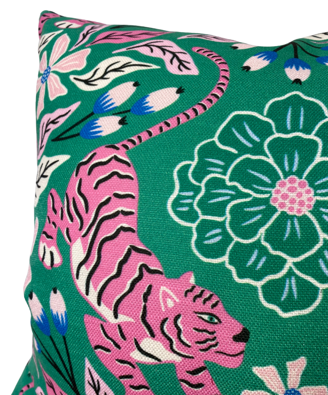 Pink Tiger Accent Pillow