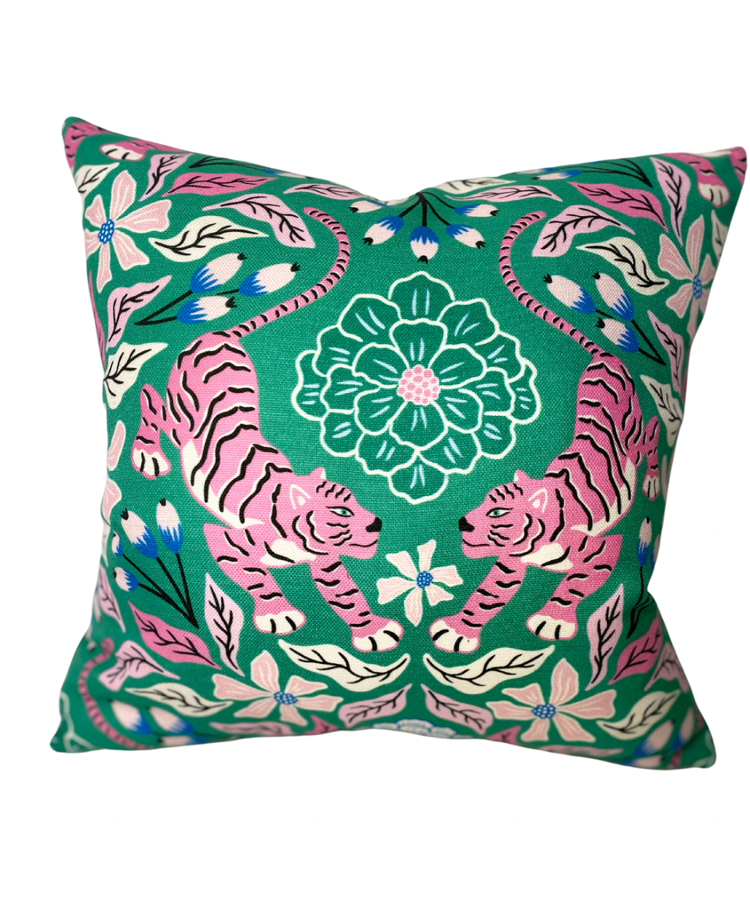 Pink Tiger Accent Pillow