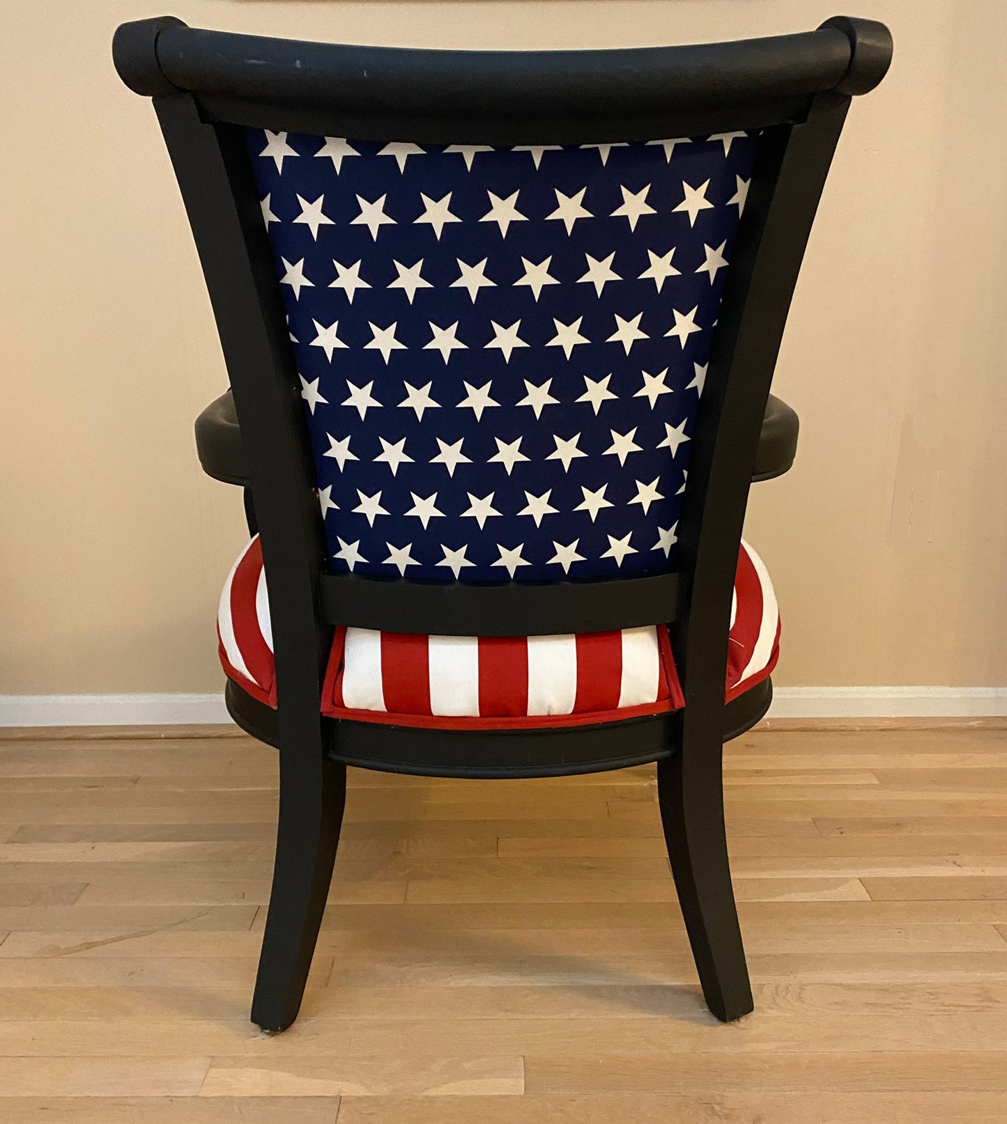 Armchair American Flag Upholstered